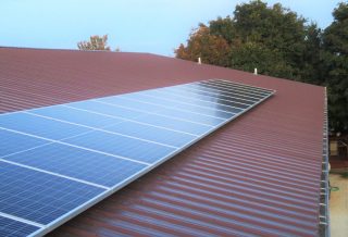 Ehart rooftop solar installation in Champaign Urbana