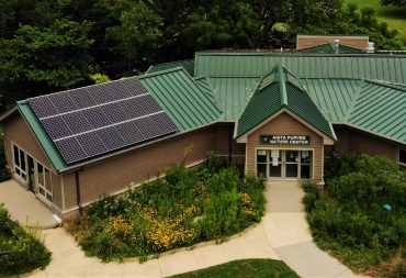 Nature Center rooftop solar installation