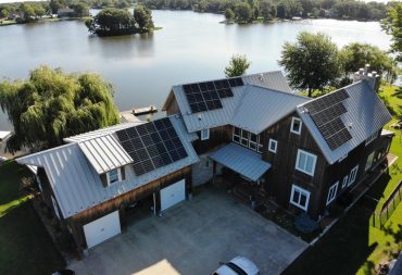 Ground Mount Solar installation in Urbana Champaign