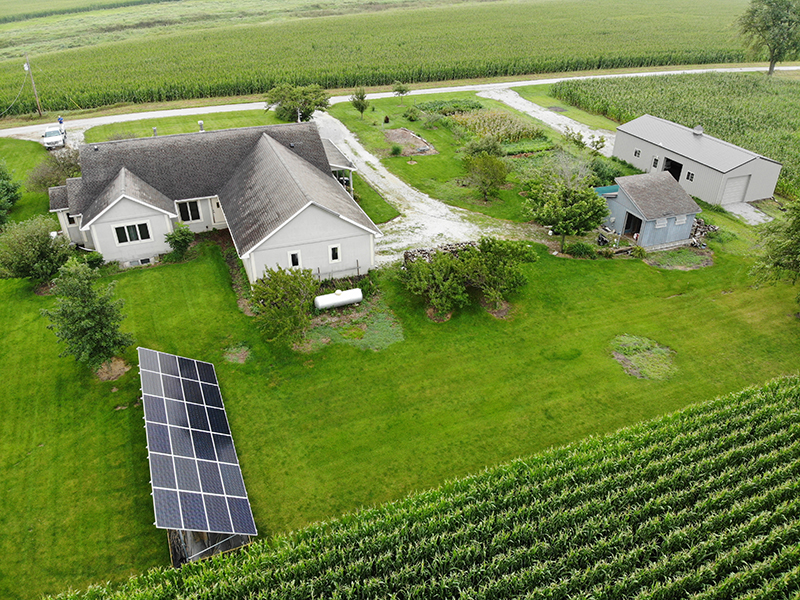 Solar energy for farming in Central Illinois