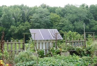 Off-grid solar power system in central Illinois