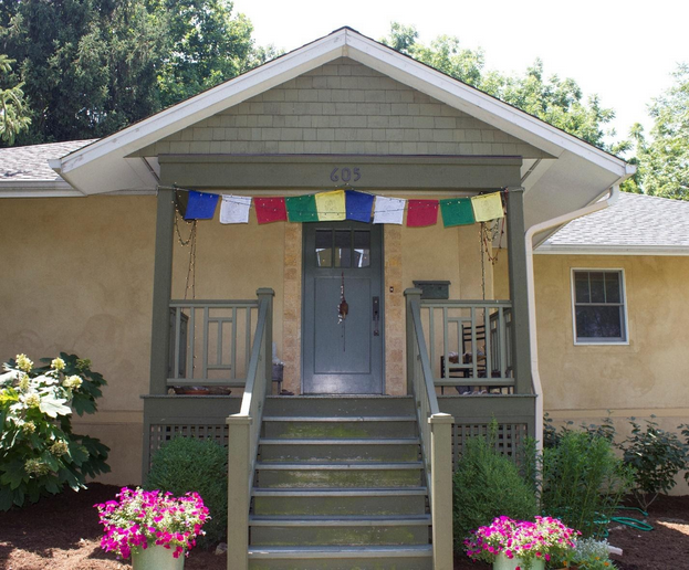 Straw bale house built by New Prairie Construction in Urbana Champaign